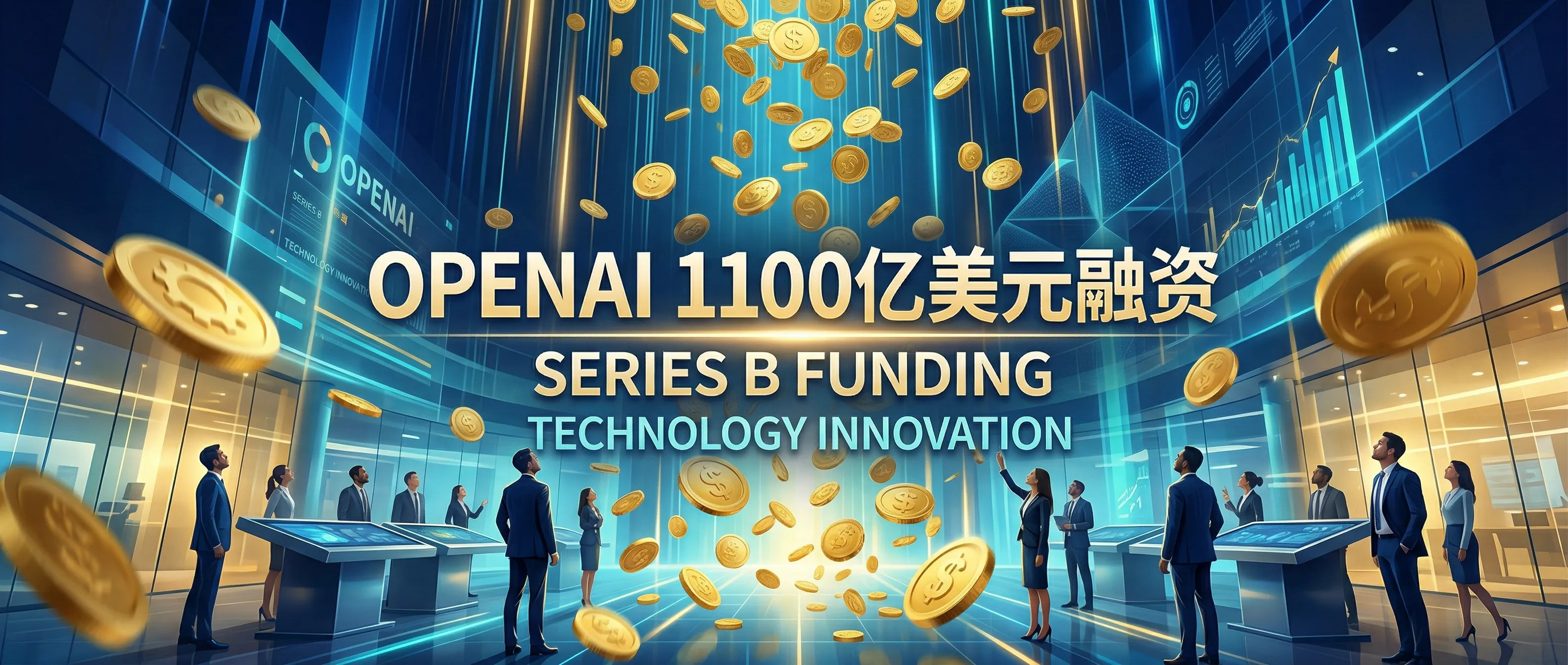 OpenAI 史上最大融资：1100 亿美元！估值飙升至 7300 亿，亚马逊、英伟达、软银重金押注